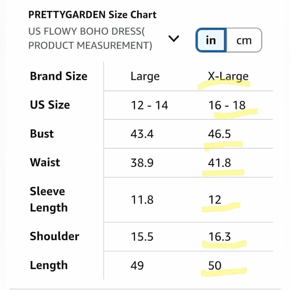 PRETTYGARDEN Women’s Summer Dress Casual Floral Boho Midi Puff Short Sleeve - Picture 11 of 11